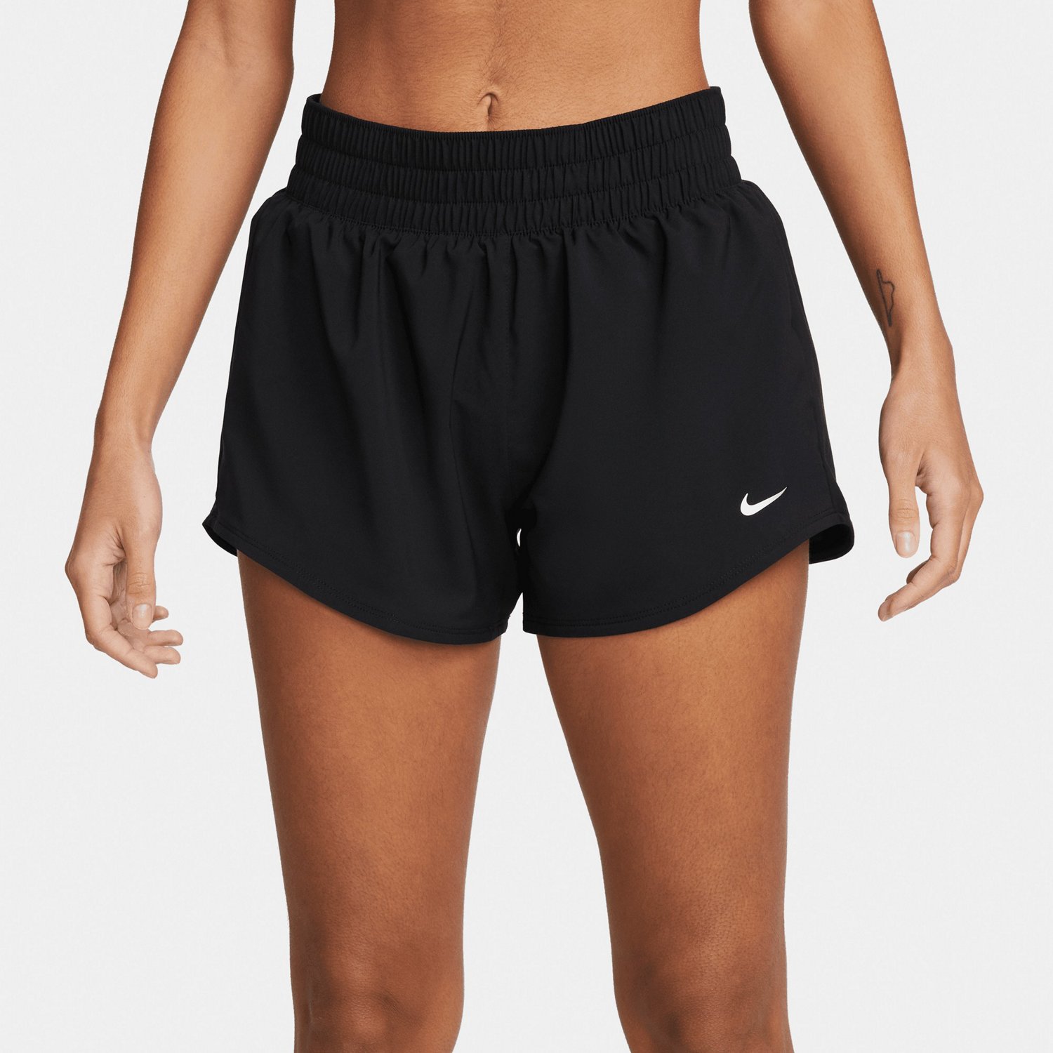 Nike Womens One Dri-FIT Mid-Rise Shorts 3in
