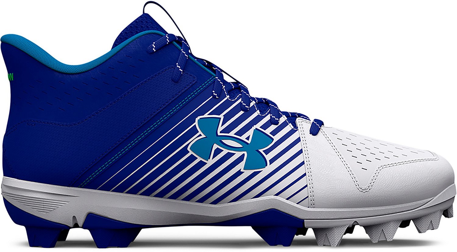 Under Armour Adults Leadoff Mid Rubber Molded Baseball Cleats