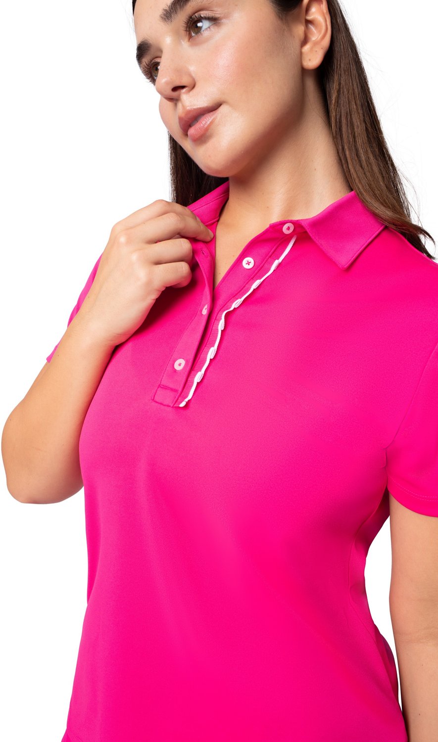 90 Degree by Reflex Womens Pique Tee Time Short Sleeve Polo
