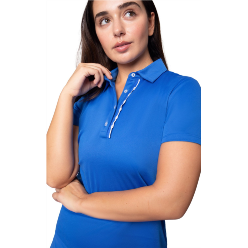 90 Degree by Reflex Womens Pique Tee Time Short Sleeve Polo