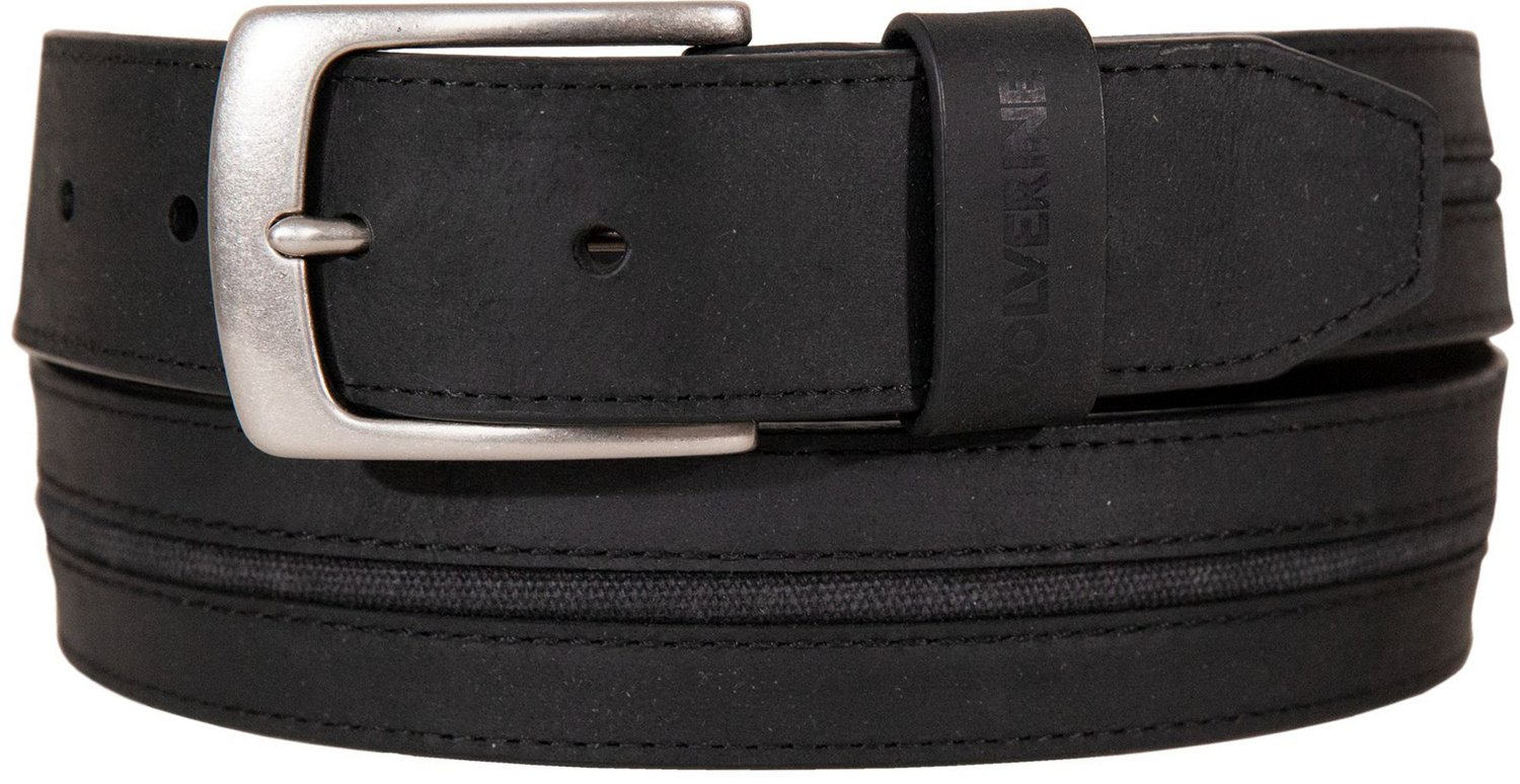 Wolverine Mens Canvas and Leather Belt