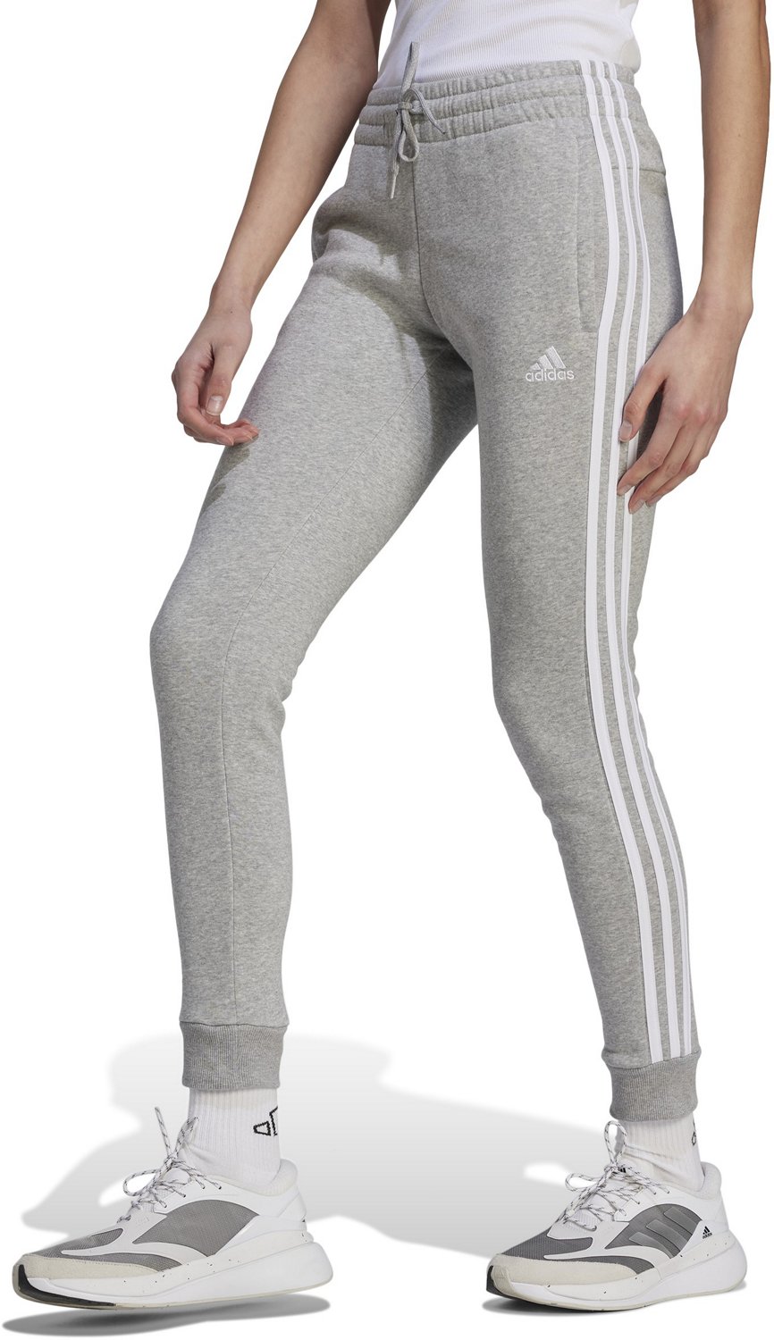 adidas Womens 3 Stripe Fleece Pants