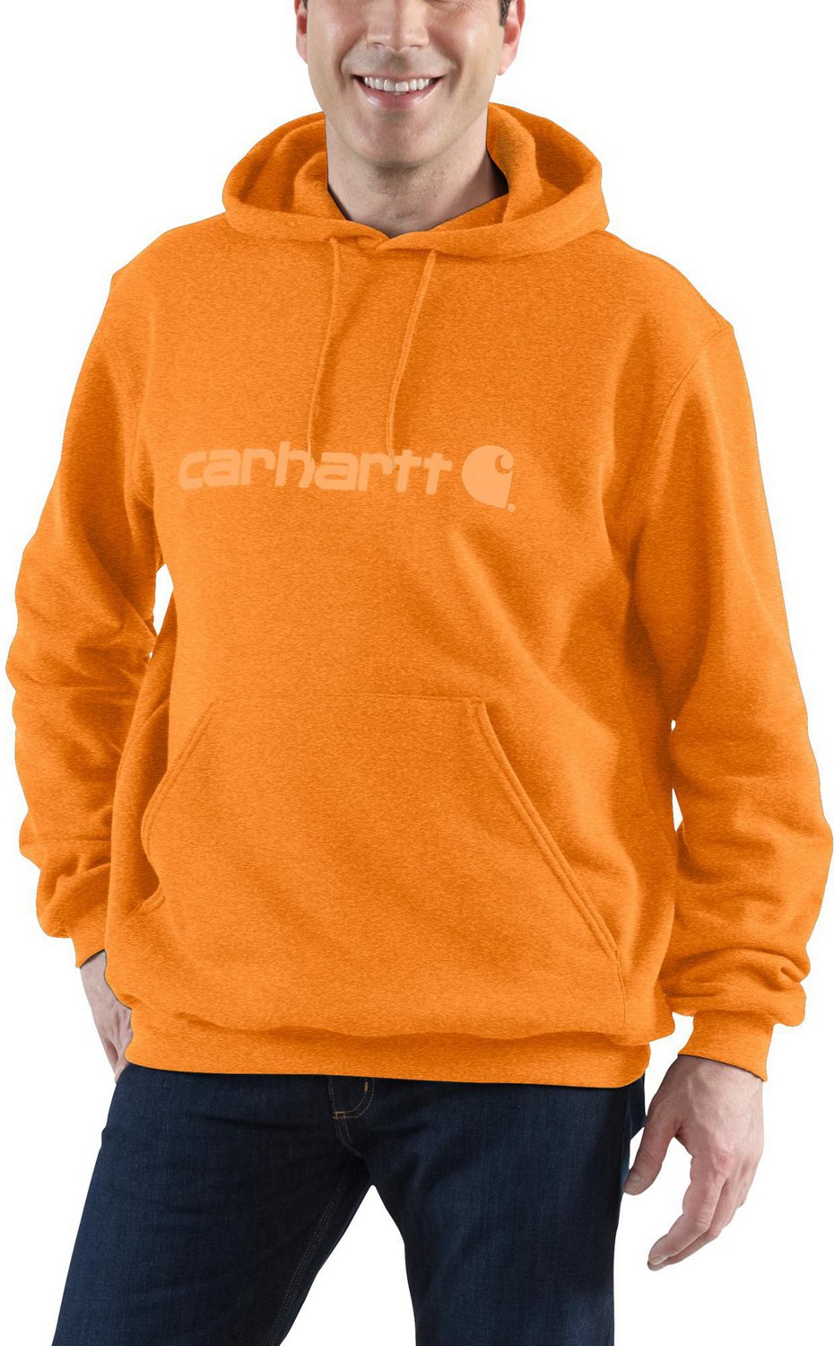 Carhartt Mens Loose Fit Midweight Logo Graphic Sweatshirt