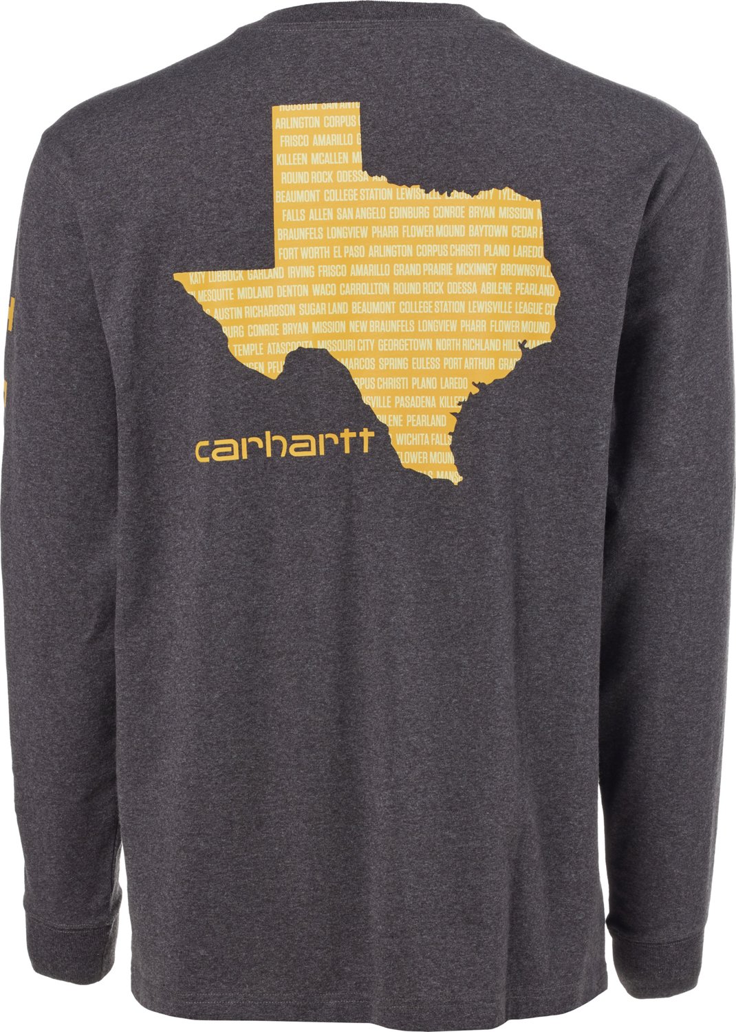 Carhartt Mens Texas Pocket Heavyweight Graphic Long Sleeve T-shirt