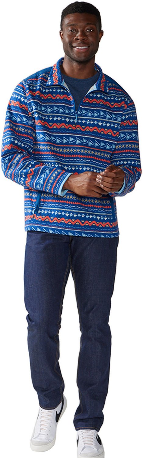 Chubbies Mens Trail Mix Quilted 1/4 Zip Fleece