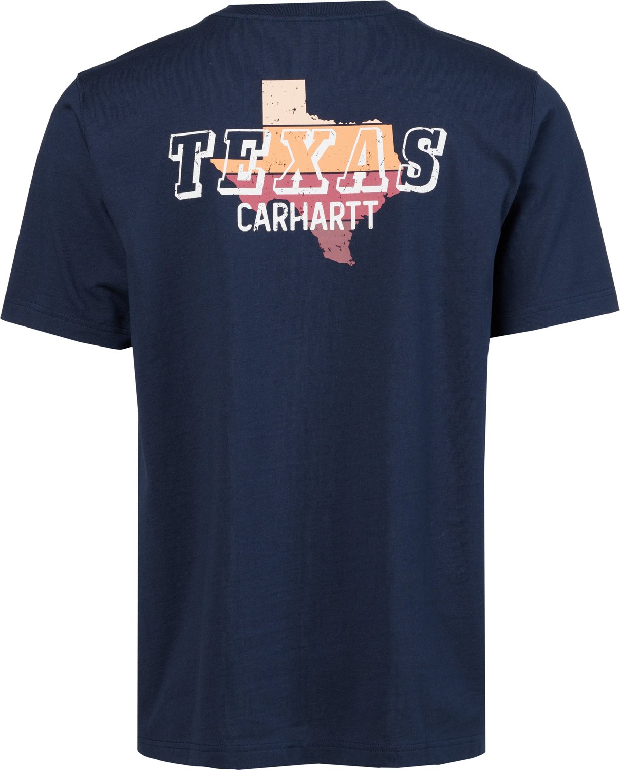 Carhartt Mens Relaxed Fit Heavyweight Pocket Texas Graphic T-shirt