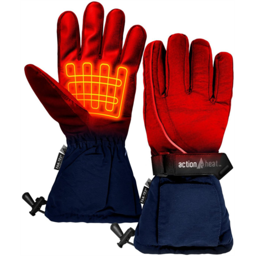 ActionHeat Mens AA Battery Heated Snow Gloves