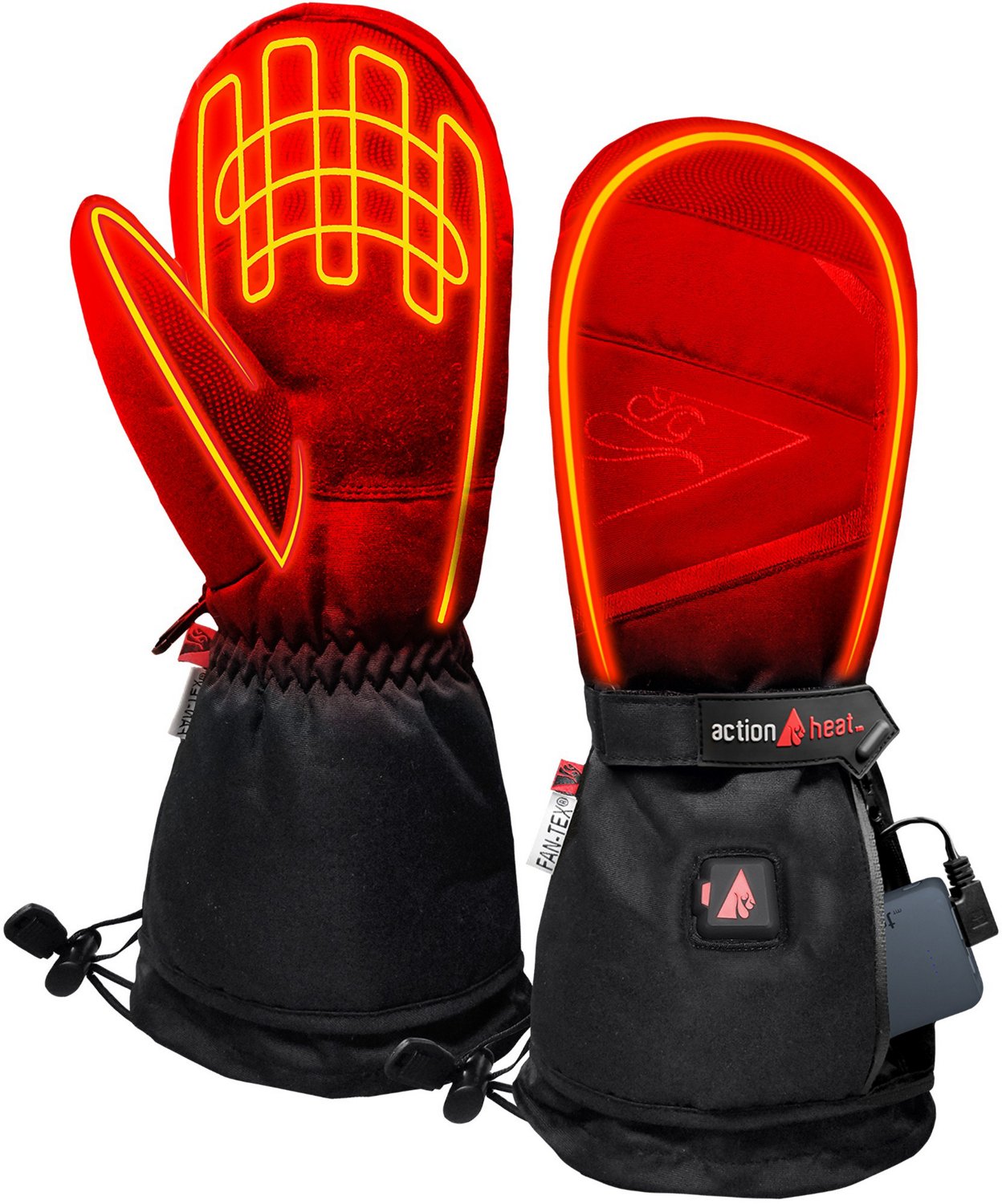 ActionHeat Mens 5V Battery Heated Mittens