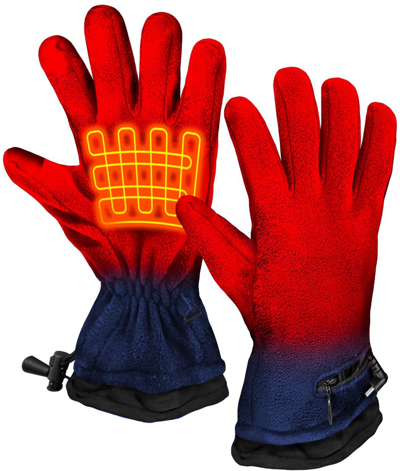 ActionHeat AA Battery Heated Fleece Gloves
