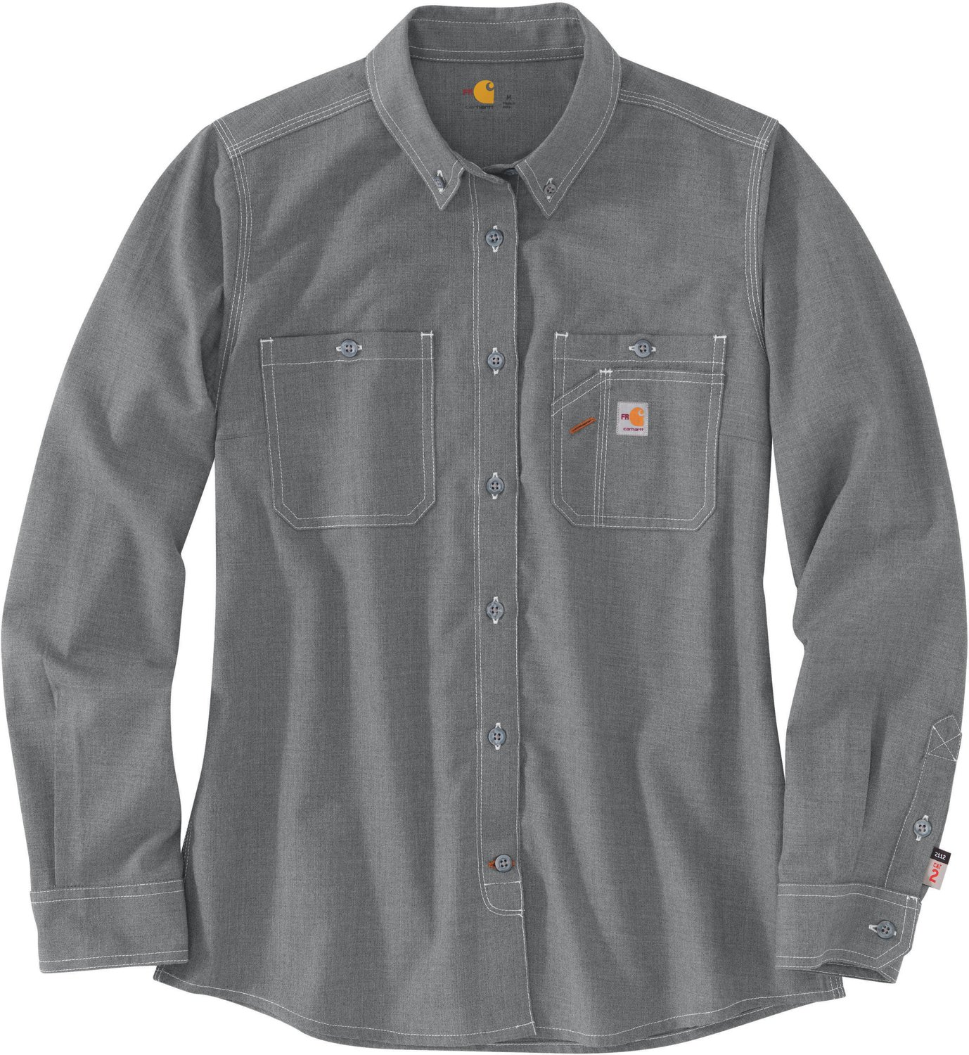 Carhartt Womens Flame Resistant Force Relaxed Fit Long Sleeve Shirt
