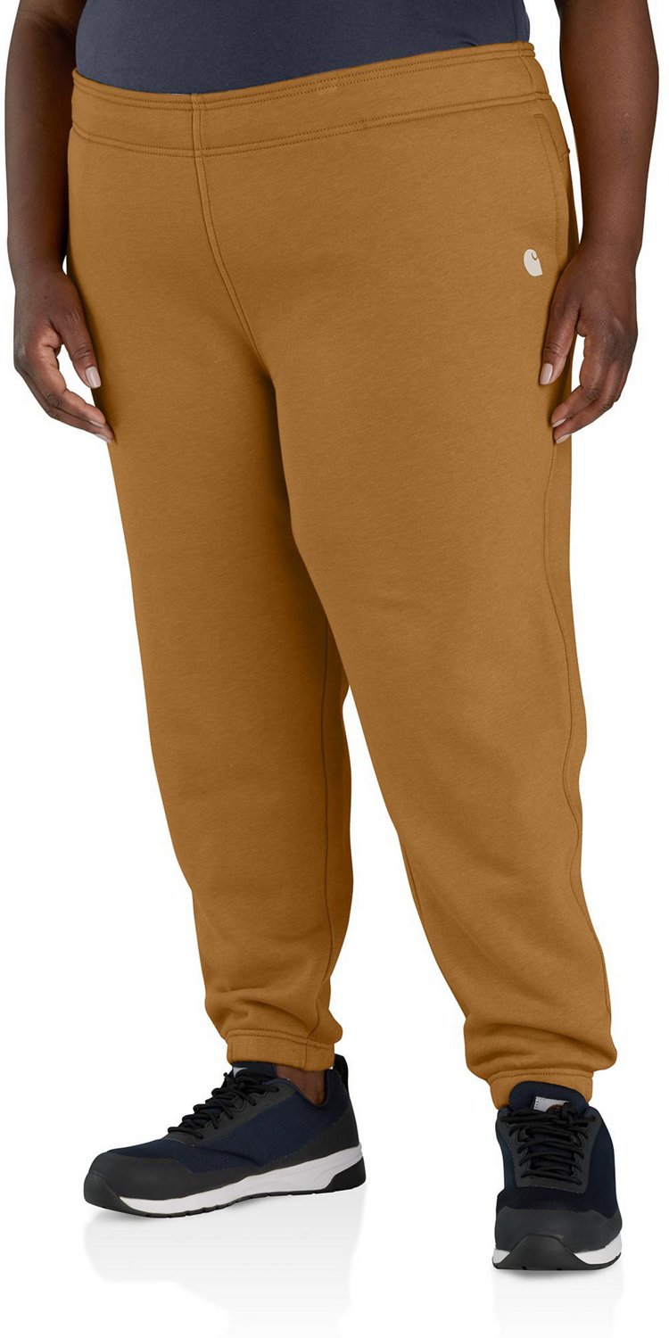Carhartt Womens Relaxed Fit Plus Size Fleece Joggers