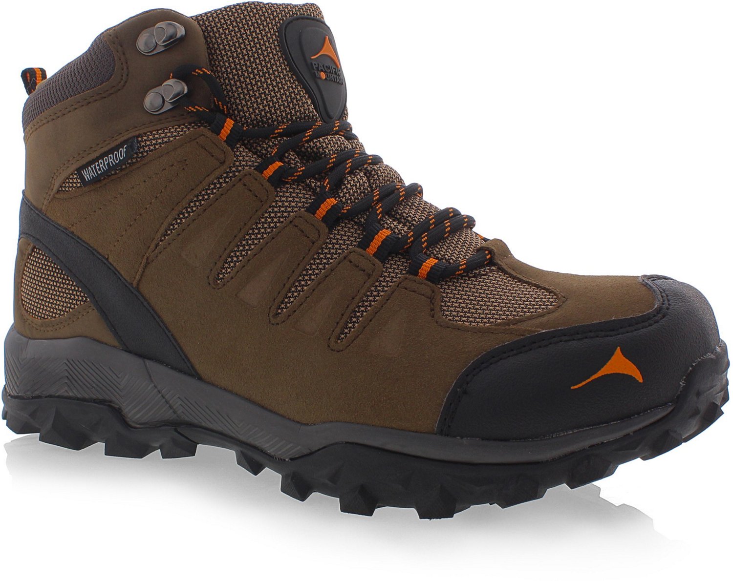Pacific Mountain Mens Boulder Mid Waterproof Hiking Boots