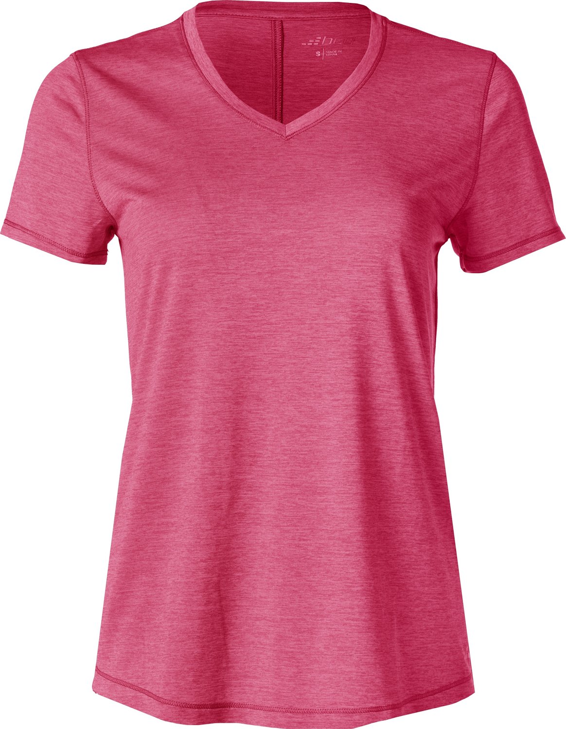 BCG Womens Turbo Melange V-neck T-shirt