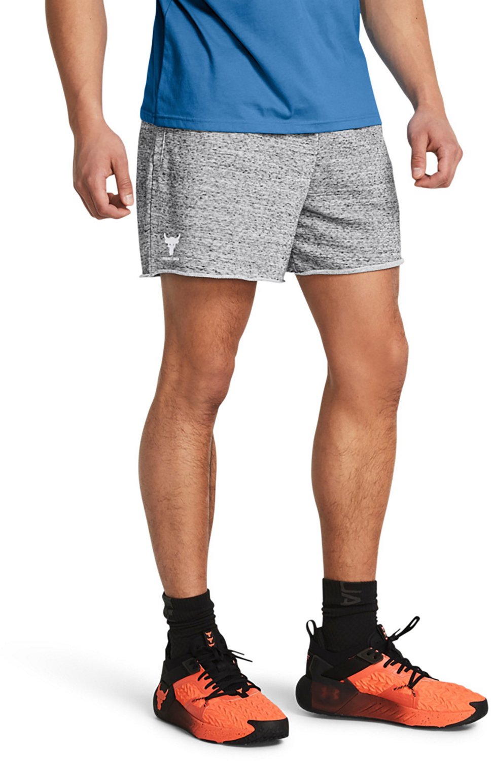 Under Armour Mens Project Rock Terry Shorts 5 in