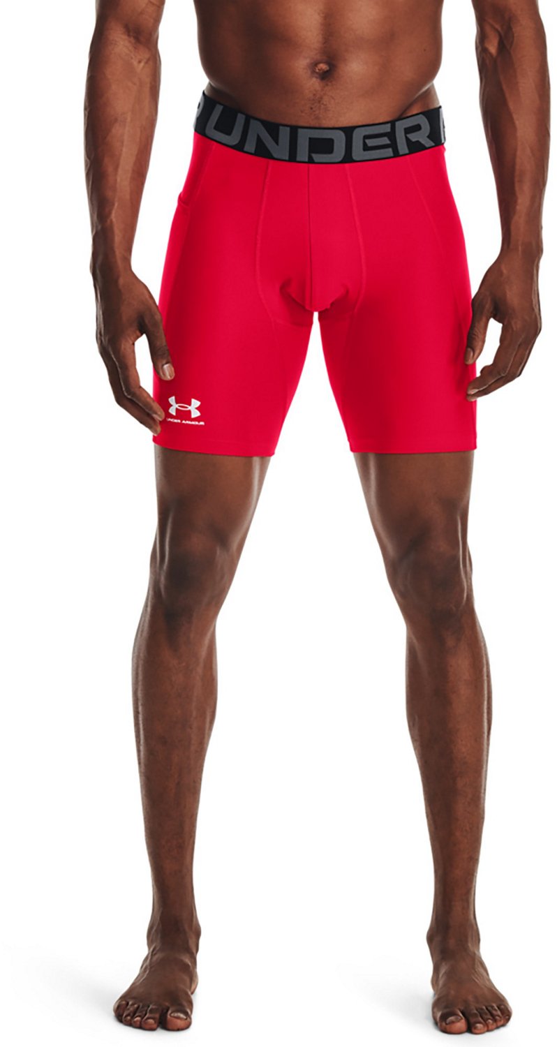 Under Armour Mens HeatGear Compression Shorts 6 in