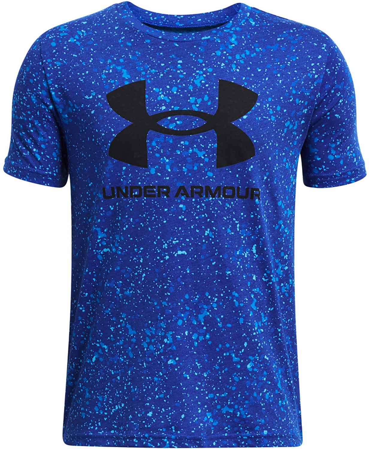Under Armour Boys Sportstyle Logo Allover Print T-shirt