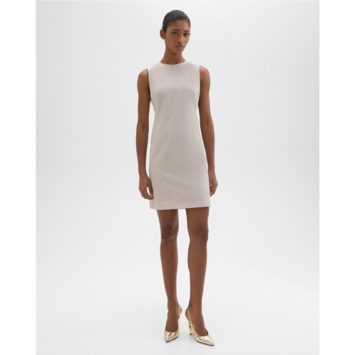 Theory Sleeveless Fitted Dress in Good Wool