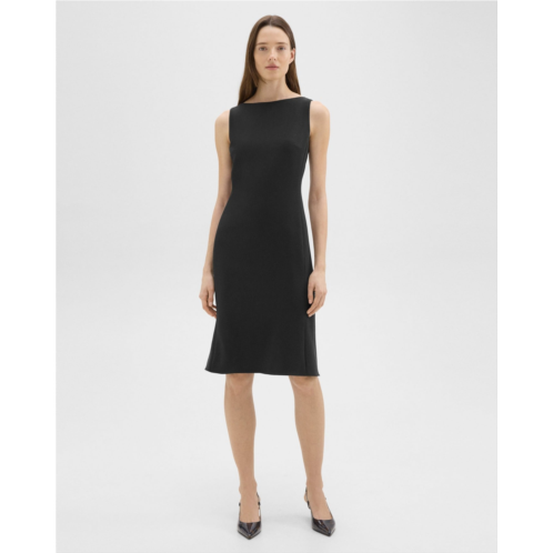 Theory Flared Dress in Crepe