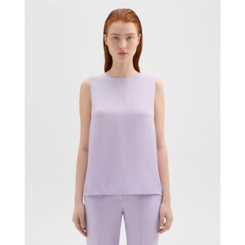 Theory Shell Top in Silk Georgette
