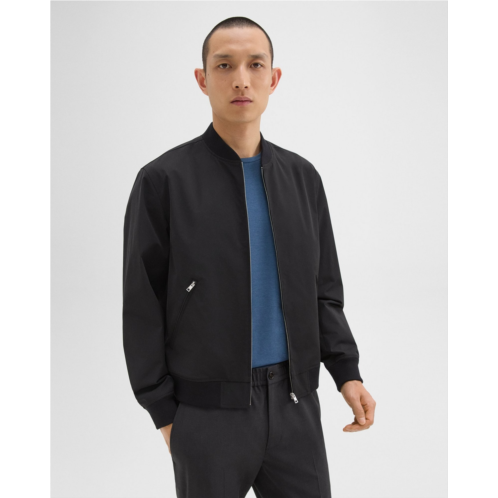 Theory Tailored Bomber Jacket in Foundation Twill