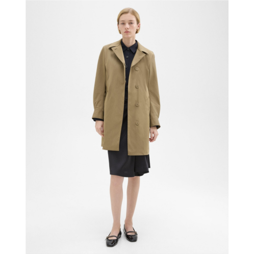 Theory Tailored Cotton-Blend Coat