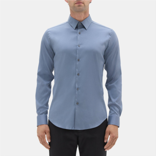 Theory Tailored Shirt In Stretch Cotton