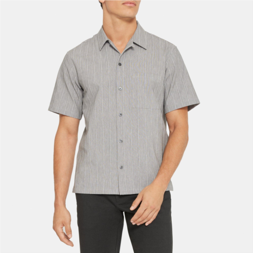 Theory Camp Collar Shirt in Cotton-Blend