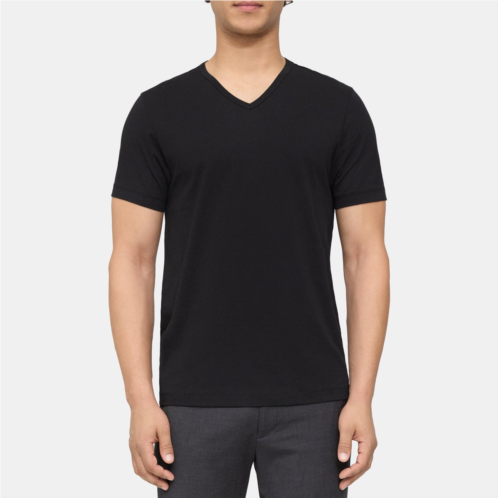 Theory Relaxed V-Neck Tee in Pima Cotton