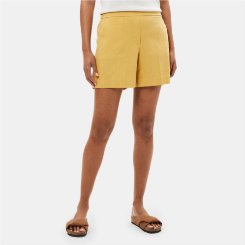 Theory Pull-On Short in Linen
