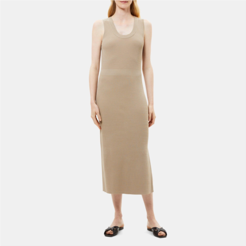 Theory Sleeveless Dress in Crepe Knit