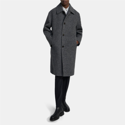 Theory Car Coat in Wool-Blend Boucle