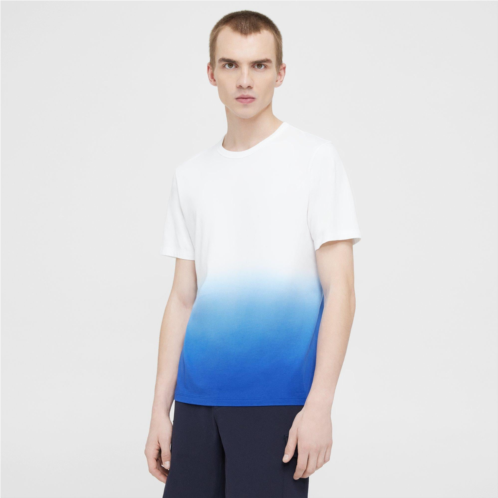 Theory Essential Tee in Dip-Dyed Cotton