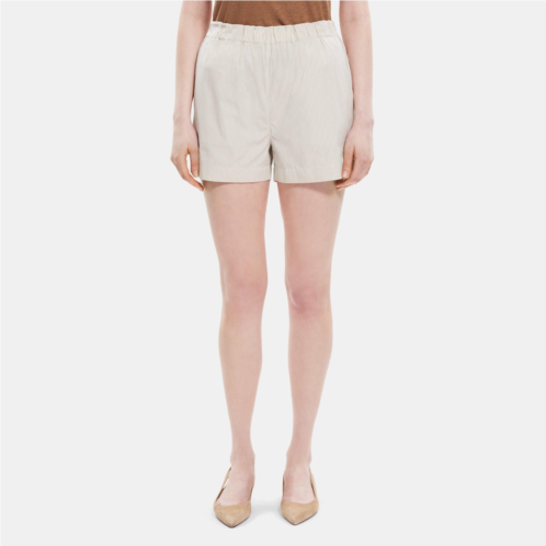 Theory Pull-On Short in Cotton