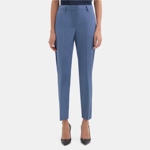 Theory Classic Crop Pant in Sevona Stretch Wool