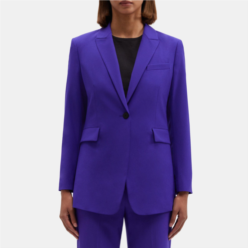 Theory Fitted Blazer in Stretch Wool