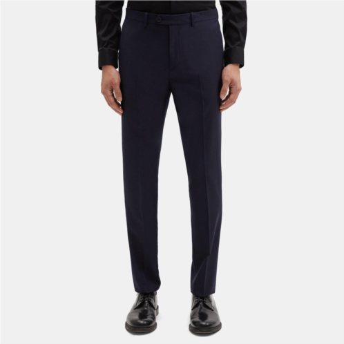 Theory Slim-Fit Suit Pant in Grid Wool
