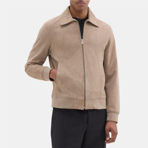 Theory Zip Jacket in Suede