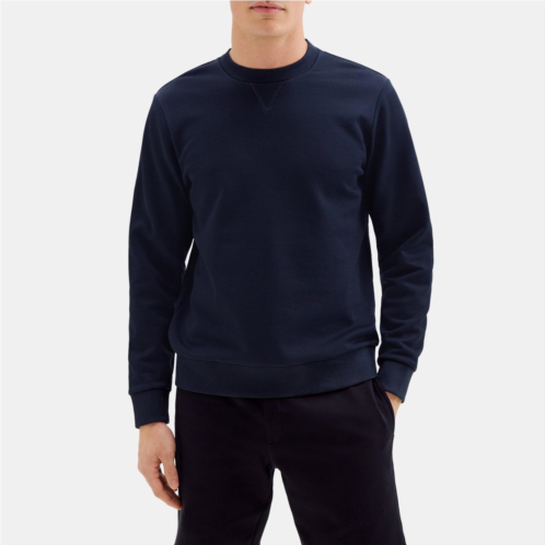 Theory Essential Sweatshirt in Cotton-Blend Terry