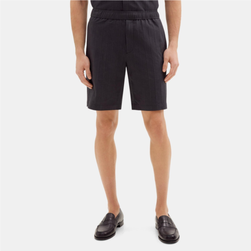 Theory Classic-Fit Short in Textured Cotton-Blend