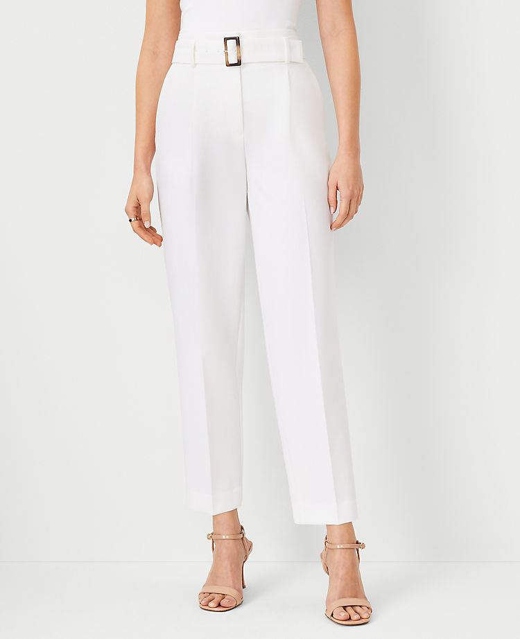Anntaylor The Petite Belted Taper Pant