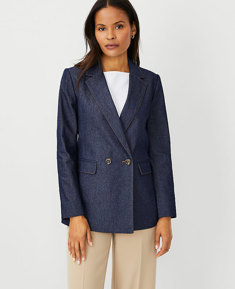 Anntaylor The Long Double Breasted Blazer