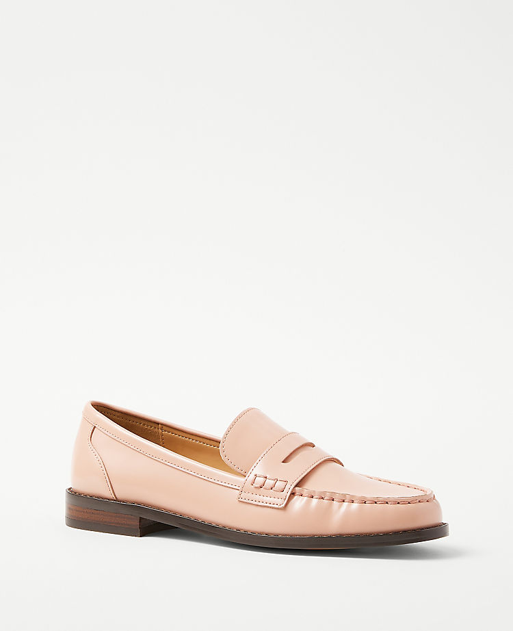 Anntaylor AT Weekend Leather Penny Loafers