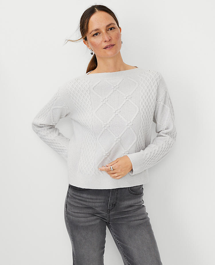 Anntaylor Relaxed Cable Sweater