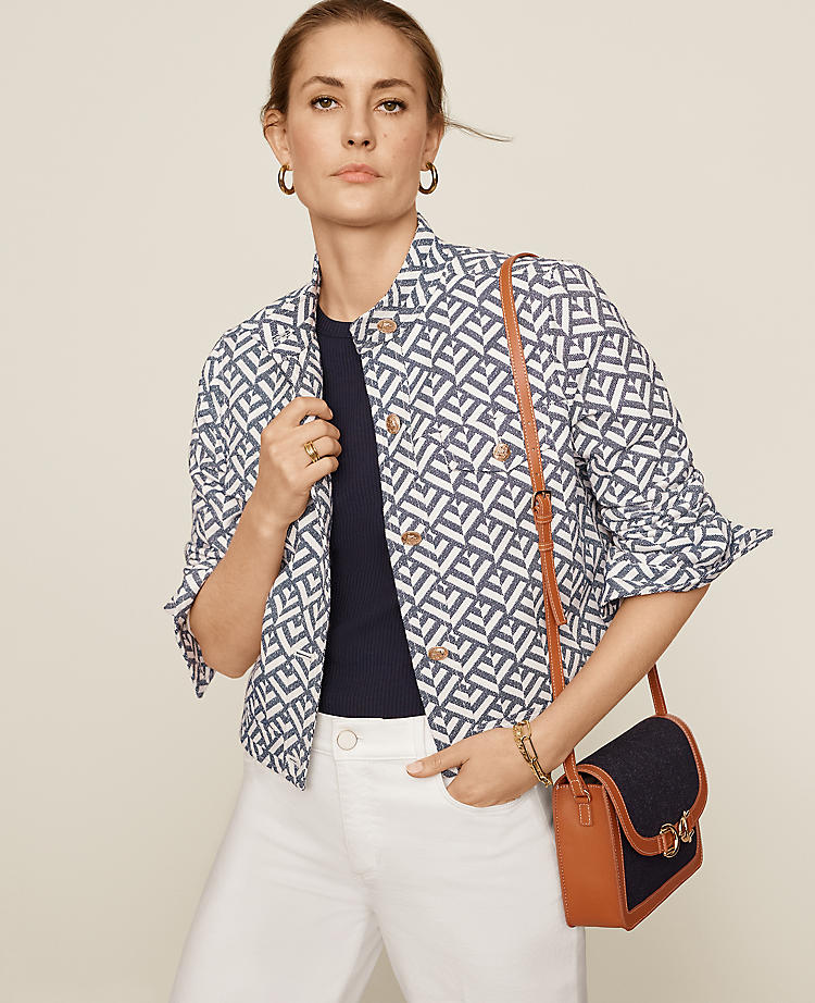 Anntaylor AT Weekend Button Front Jacket