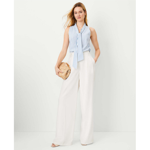 Anntaylor The Petite Pleated Wide Leg Pant