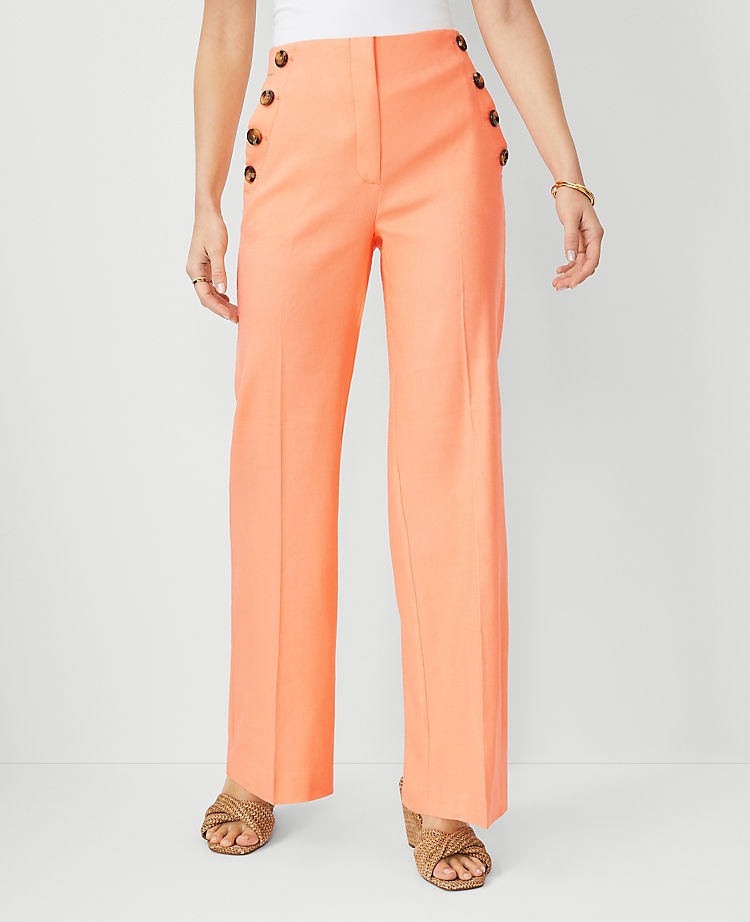 Anntaylor The Straight Sailor Pant in Linen Blend