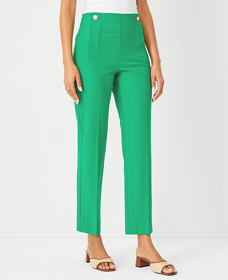 Anntaylor The Petite Pencil Sailor Pant in Twill