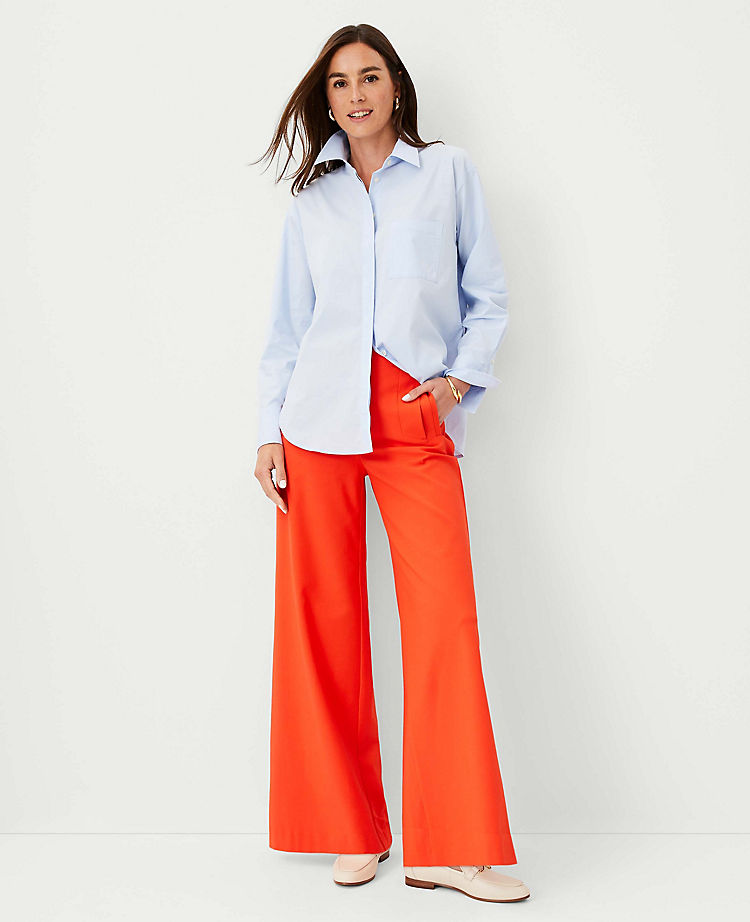 Anntaylor The Sailor Palazzo Pant in Twill
