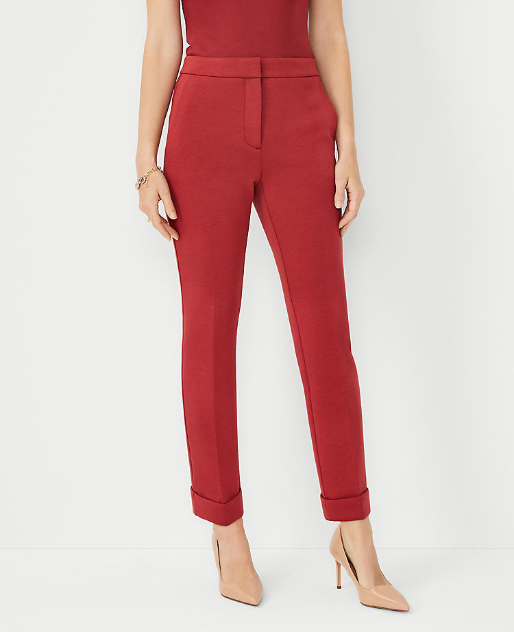 Anntaylor The High Rise Eva Ankle Pant in Double Knit