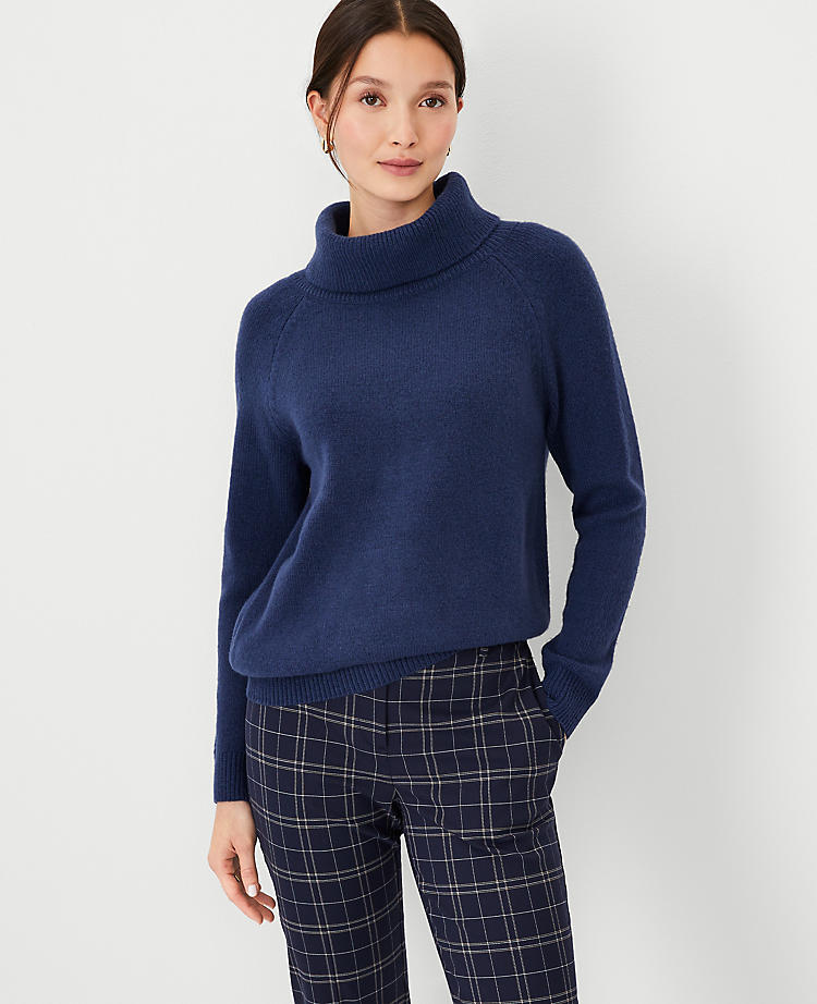Anntaylor Foldover Turtleneck Sweater